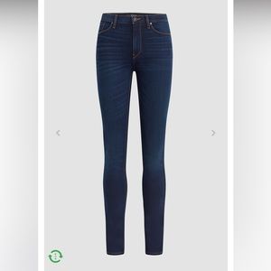 Hudson Designer Barbara High Rise Super Skinny Medium Wash Denim size 29